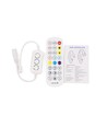 RGBIC-kontroller med fjernkontroll - Bluetooth Surplife RF trådløs, slim fjernkontroll, 3-pins