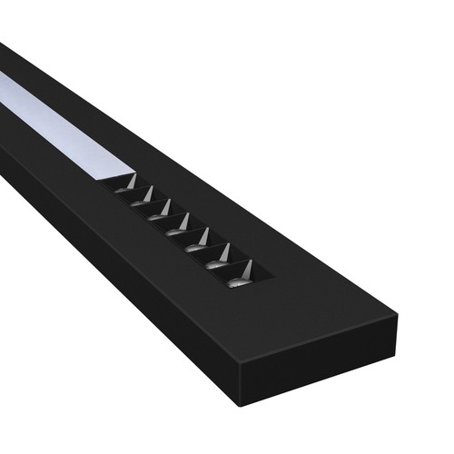 LEDlife 20W/30W/40W WLD PLANK LED taklampe - 120cm, CCT, 40°, sort, opalglass