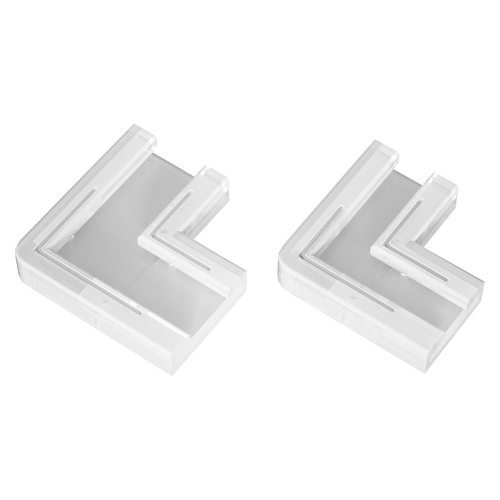 L-skjøt til enkelt farget LED strips - 8mm bred, 12V / 24V, COB