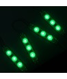 1,1W LED-modul - 12V DC, IP66, vanntett grønn, perfekt for skilt og spesialløsninger