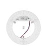 21,5cm / 24/18/12W LED-innsats med linser - Flicker free, valgfrie CCT, erstatter G24, sirkelrør og kompaktrør