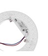 21,5cm / 24/18/12W LED-innsats med linser - Flicker free, valgfrie CCT, erstatter G24, sirkelrør og kompaktrør