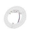 21,5cm / 24/18/12W LED-innsats med linser - Flicker free, valgfrie CCT, erstatter G24, sirkelrør og kompaktrør
