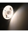 Ø13 cm / 18W LED-innsats med linser - Flicker free, valgfrie CCT, erstatter G24, sirkelrør og kompaktrør