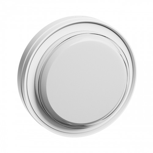 10W Pastilo CCT LED taklampe - IP54, IK10, 120lm/W, Ø18cm, 3-i-1 CCT, hvit, utendørs/innendørs