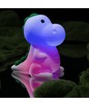 MOCHI Dinosaur nattlampe i myk silikon - oppladbar, fargeskift + varmhvit