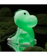 MOCHI Dinosaur nattlampe - Silikon, fargeskift + varmhvit, touch dimbar, IP20 innendørs