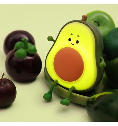MOCHI Avocado nattlampe - varm/nøytral hvit, oppladbar