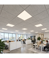 60x60 LED-panel i ramme, 40W - Innebygd i hvit ramme, for direkte montering