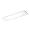 Ramme til 120x30 LED panel - Hurtig samlesett, plast hjørner, hvit kant