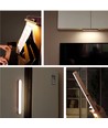 3W Oppladbar vegglampe - IP20, Tre, 360° roterbar, inkl. lyskilde