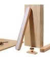 3W Oppladbar vegglampe - IP20, Tre, 360° roterbar, inkl. lyskilde