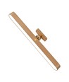 3W Oppladbar vegglampe - IP20, Tre, 360° roterbar, inkl. lyskilde