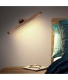 3W Oppladbar vegglampe - IP20, Tre, 360° roterbar, inkl. lyskilde
