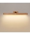 3W Oppladbar vegglampe - IP20, Tre, 360° roterbar, inkl. lyskilde