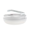 8W LED Technic vegglampe - IP54, IK10, rund, hvit, inkl. lyskilde