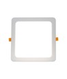 24W 22 x 22 cm LED innfellingspanel - IP54 utendørs, hull: 19,5 x 19,5 cm, mål: 22 x 22 cm