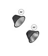 27W 3-faset RA90 skinnespot - Sort, to spredningsgrader