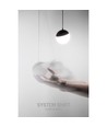 5W dimbar SHIFT Smart-Globe P nedhengt kule skinnebelysning ø100 - 165°, CCT, sort, 81.5cm kabel, Zigbee