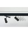 6W dimbar SHIFT Smart Spot S - 24°, CCT, sort, Ø35x142x106mm, Zigbee