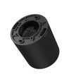 7W LED påbygningsspot, CCT - 3 lysfarger, Ø9cm, sort, UGR19, 45° spredning