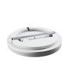 20/30/40W LED CCT taklampe - 3 lysfarger, Ø33cm, Høyde: 5cm, IP44, hvit kant
