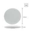 40W nøytral hvit 230V 115° IP54 Ø485x70 hvit/svart rund med sensor