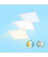 60x60 LED panel, 26W/36W/46W - Høyde:34mm, 144lm/W, CCT, UGR19, Backlight, 5 års garanti