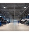 220x135mm Plateo 4 High Bay 100W - nøytral hvit 230V 90° IP65 IK09 svart, med effektjustering 0-10V