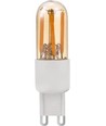G9 3W dimbar LED-pære - 6,6cm, 2200K, Gold, filament