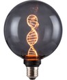E27 3,5W dimbar LED Vintage DNA Globe G125 - 1800K, Smoke glass, 60lm