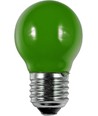 E27 1W LED filament kronepære - G45, Grønn, Party Colour Premium