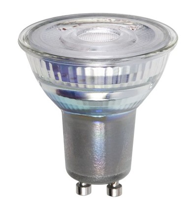 GU10 5,5W DimToWarm LED-pære - 450lm, 2200K-2700K, dimbar, 38 grader, glass