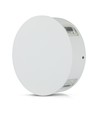 V-Tac 4W LED vegglampe - IP65, hvit, rund, 4-veis lys, 4000K, inkl. lyskilde