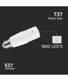 E27 7,5W LED-pære - T37, 3000K