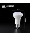 V-Tac E27 8,5W R63 LED-pære - CREE chip, 3000K, 6 års garanti