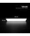 120x30 LED-panel, 40W - 120lm/W, CREE-chip, 6 års garanti, hvit kant