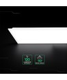 120x30 LED-panel, 40W - 120lm/W, CREE-chip, 6 års garanti, hvit kant