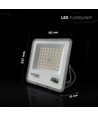 50W LED lyskaster 6 års garanti - CCT 3-i-1, CREE chip, Slimline serien