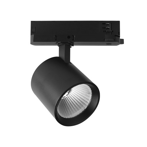 V-Tac 30W 3-faset skinnespot - CREE chip, sort hus, 4000K, 6 års garanti