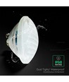 V-Tac 8W RGB PAR56 LED poolpære med fjernkontroll - IP68, 12V, inkl. fjernkontroll