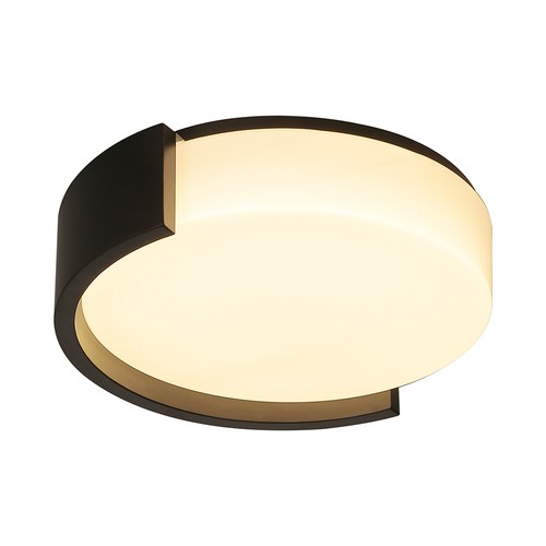 48W LED dekorativ taklampe - Ø45cm, 3-i-1 CCT, dimbar, sort, inkl. fjernkontroll