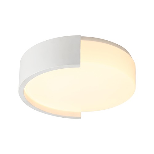 48W LED designer taklampe - Ø45cm, 3-i-1 CCT, dimbar, hvit, inkl. fjernkontroll