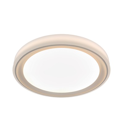 V-Tac 30W/60W/30W Designer taklampe med fjernkontroll - 3-i-1 CCT, dimbar, gullkant, inkl. lyskilde