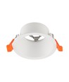 GU10 innfellingsspot, blendingsfri - Rund, hvit, Deep Anti Glare, uten lyskilde