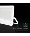 300W LED lyskaster - 135lm/W, IP65, hvitt hus, 6 års garanti, CREE Chip
