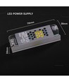 36W / 24V DC strømforsyning til LED-strips - 1.5A, IP20, Slim design