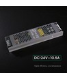 250W / 24V DC strømforsyning til LED-strips - 10.5A, IP20, Slim design