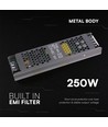 250W / 24V DC strømforsyning til LED-strips - 10.5A, IP20, Slim design
