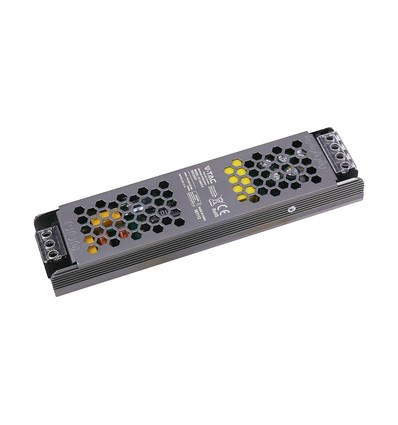 120W / 12V DC strømforsyning for LED-striper - 10A, IP20, Slim